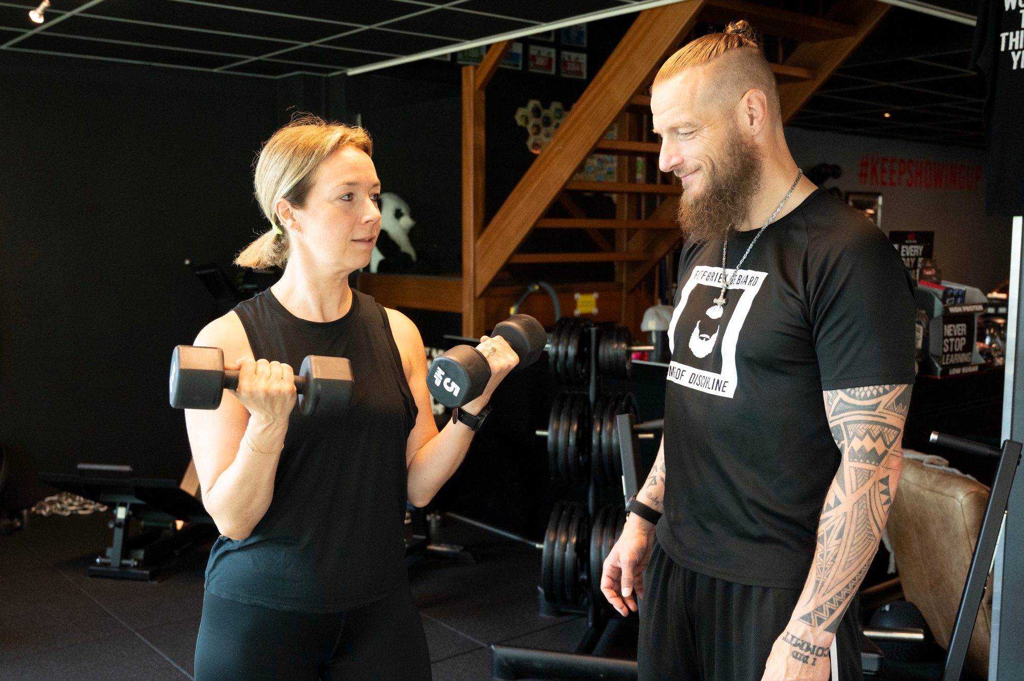 Personal training kracht bij Fitfabriek De Baard