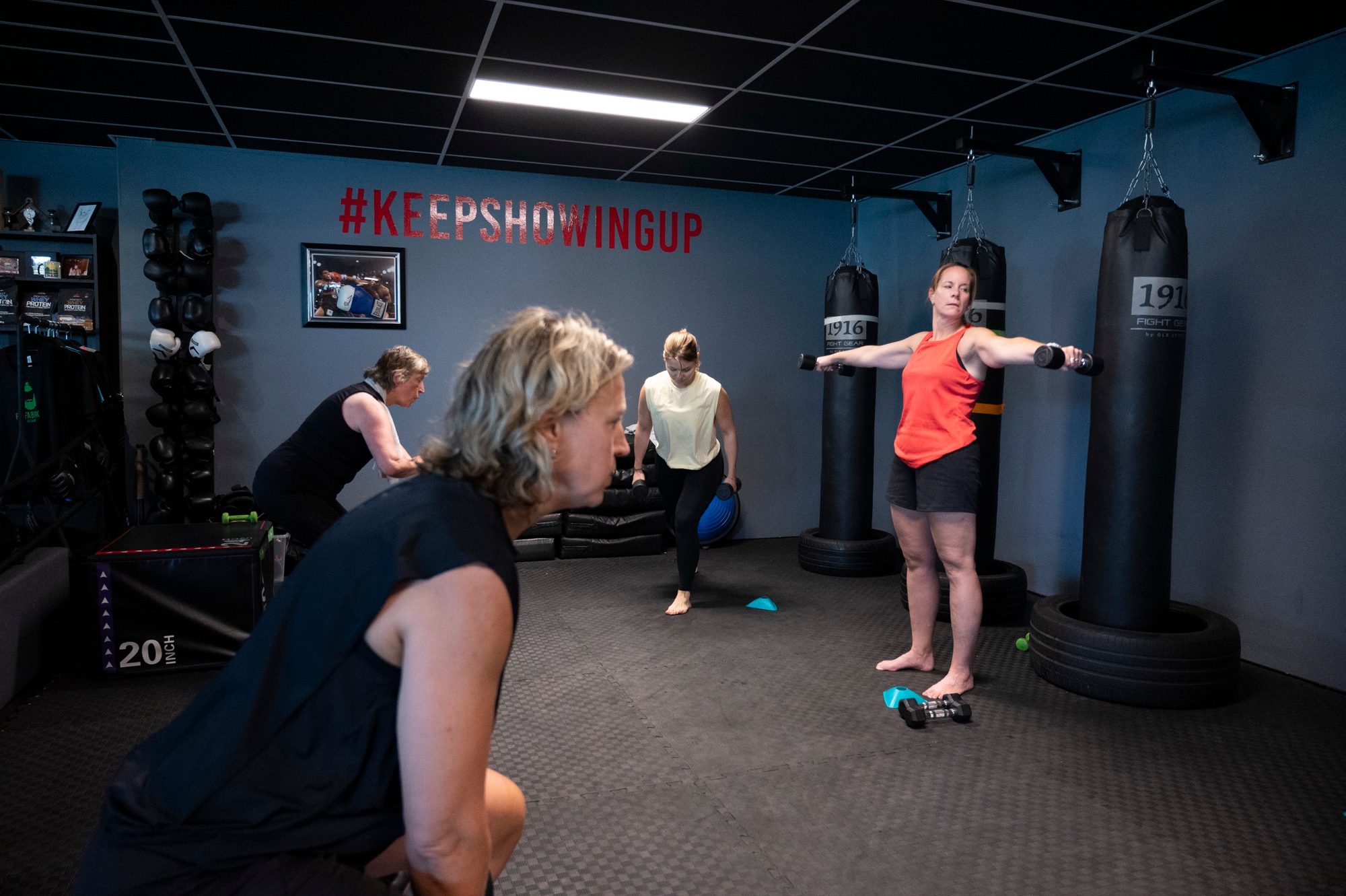 Groepsles bij De Fitfabriek - doorlopend over de vouw