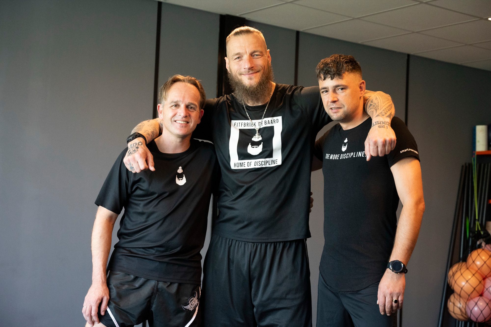Ralf Wonink met Jasper van Roon en Willem Scholten